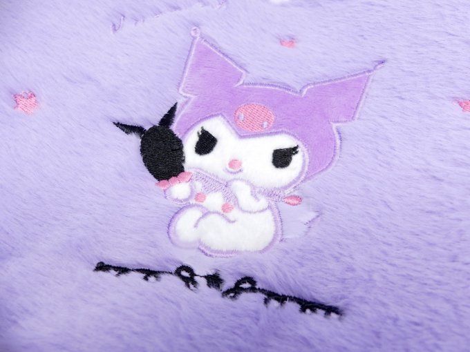 Mini sac kawaii peluche pilou pilou mauve