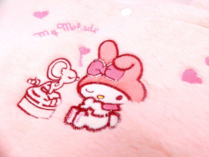 Mini sac kawaii peluche pilou pilou rose