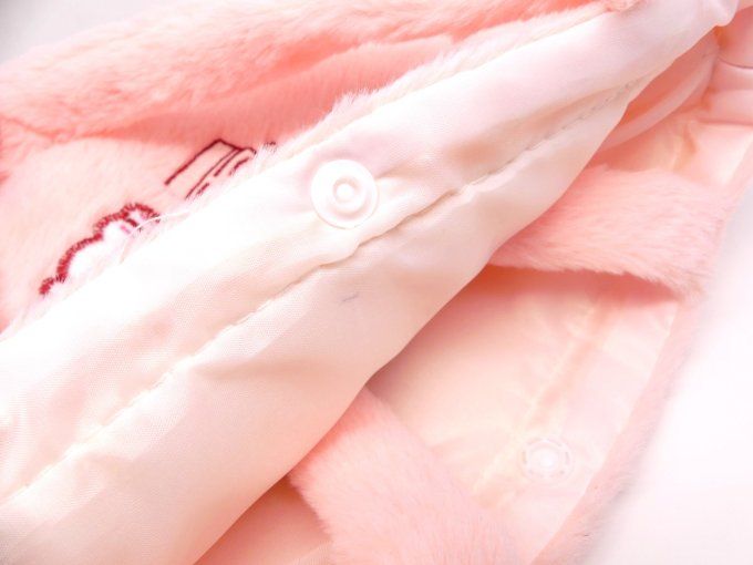 Mini sac kawaii peluche pilou pilou rose