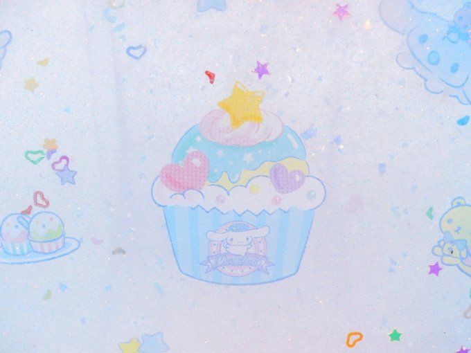 Plateau multi fonctions bleu et rose kawaii