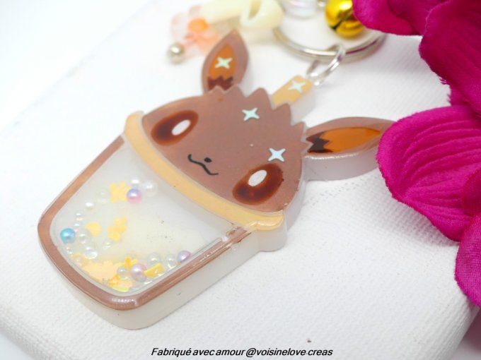 Porte clef secoue moi bubbletea Evoli