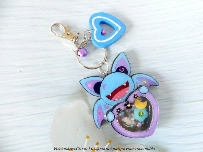 Porte clef chaker coeur nosferapti kawaii