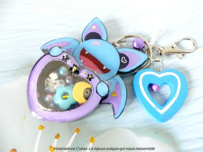 Porte clef chaker coeur nosferapti kawaii