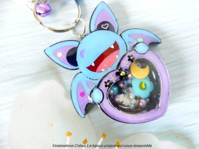 Porte clef chaker coeur nosferapti kawaii