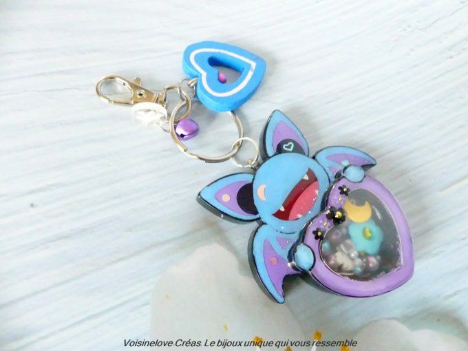 Porte clef chaker coeur nosferapti kawaii