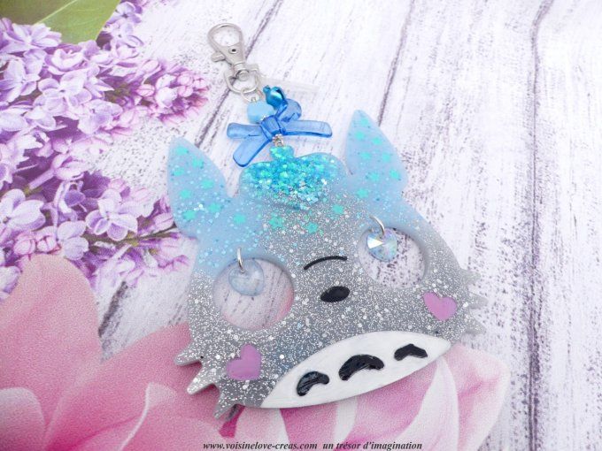 Grand porte clef Totoro kawaii résine époxy