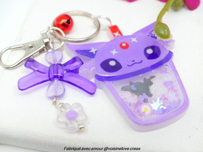 Porte clef secoue moi bubbletea Mentali