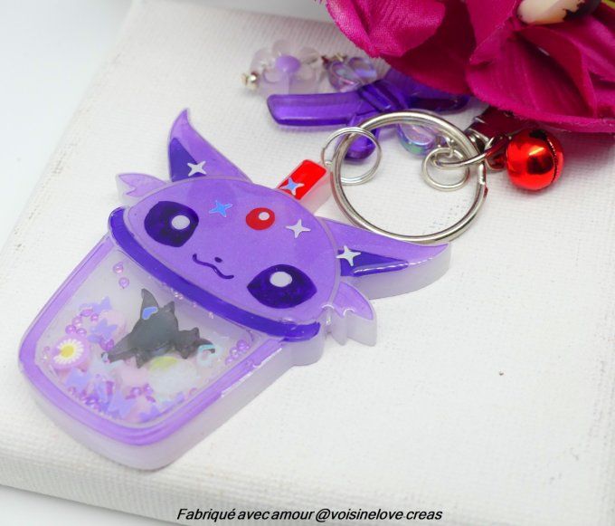 Porte clef secoue moi bubbletea Mentali