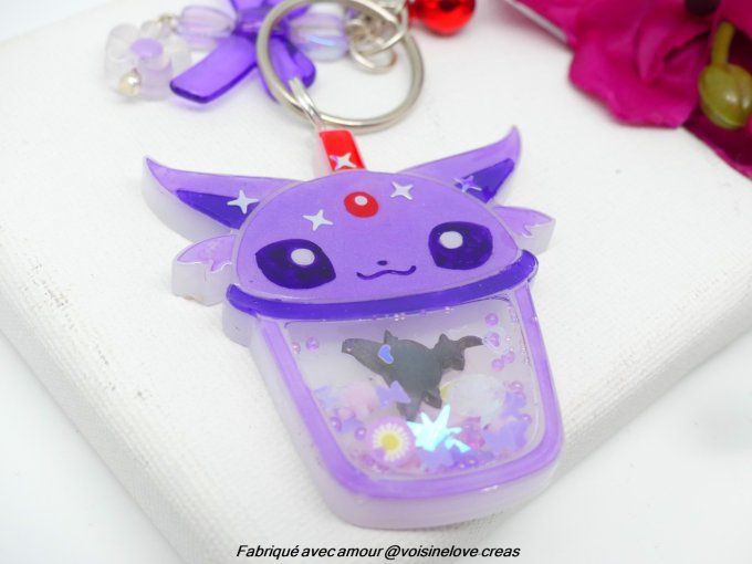 Porte clef secoue moi bubbletea Mentali