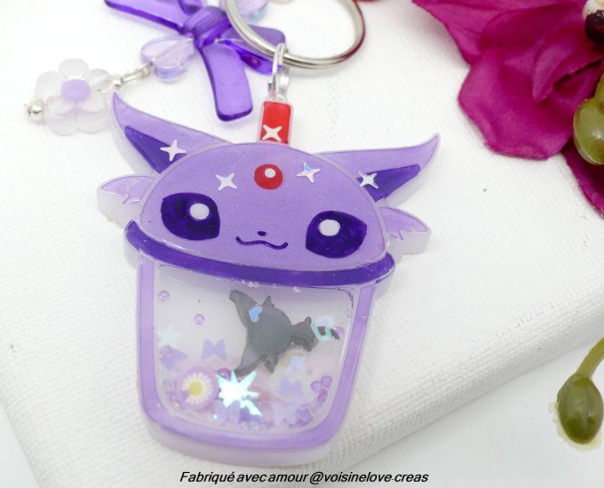 Porte clef secoue moi bubbletea Mentali