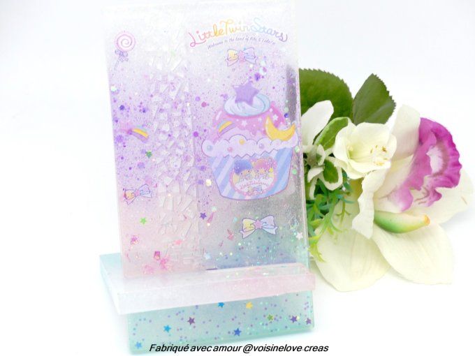 Support de Téléphone kawaii rose et bleu