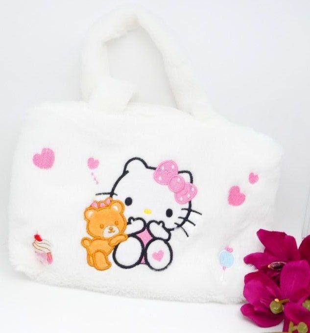 Mini sac kawaii pilou pilou blanc